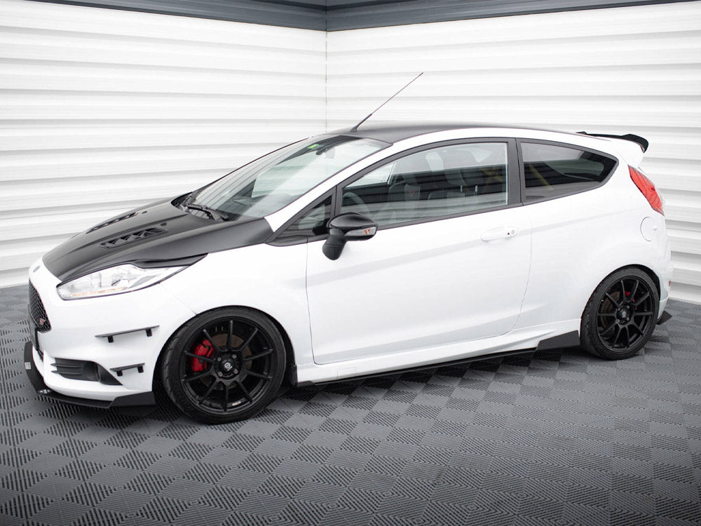 Maxton Design Racing Side Skirts Splitters Ford Fiesta Mk7 St Facelift (2013-2017) - Wayside Performance 