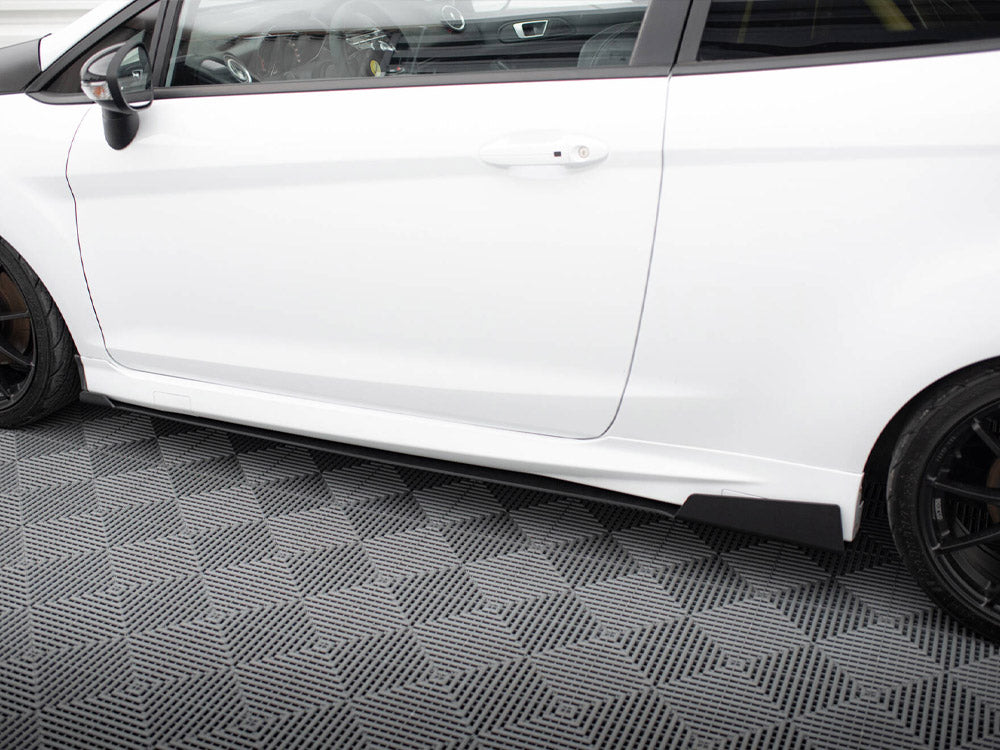 Maxton Design Racing Side Skirts Splitters Ford Fiesta Mk7 St Facelift (2013-2017) - Wayside Performance 