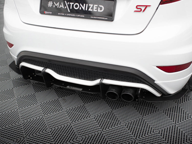 Maxton Design Rear Diffuser Ford Fiesta Mk7 St Facelift (2013-2017) - Wayside Performance 