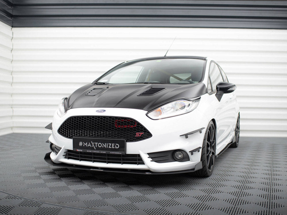 Maxton Design Front Racing Splitter V.3 Ford Fiesta Mk7 St Facelift (2013-2017) - Wayside Performance 
