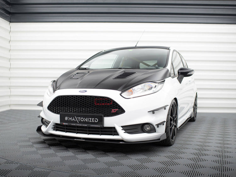 Maxton Design Front Racing Splitter V.3 Ford Fiesta Mk7 St Facelift (2013-2017) - Wayside Performance 