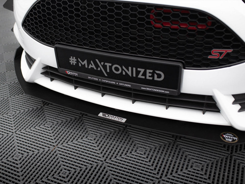 Maxton Design Front Racing Splitter V.3 Ford Fiesta Mk7 St Facelift (2013-2017) - Wayside Performance 