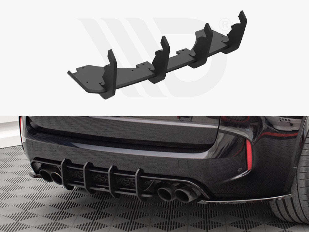 Maxton Design Street PRO Rear Diffuser BMW X5 M F85 - Wayside Performance 