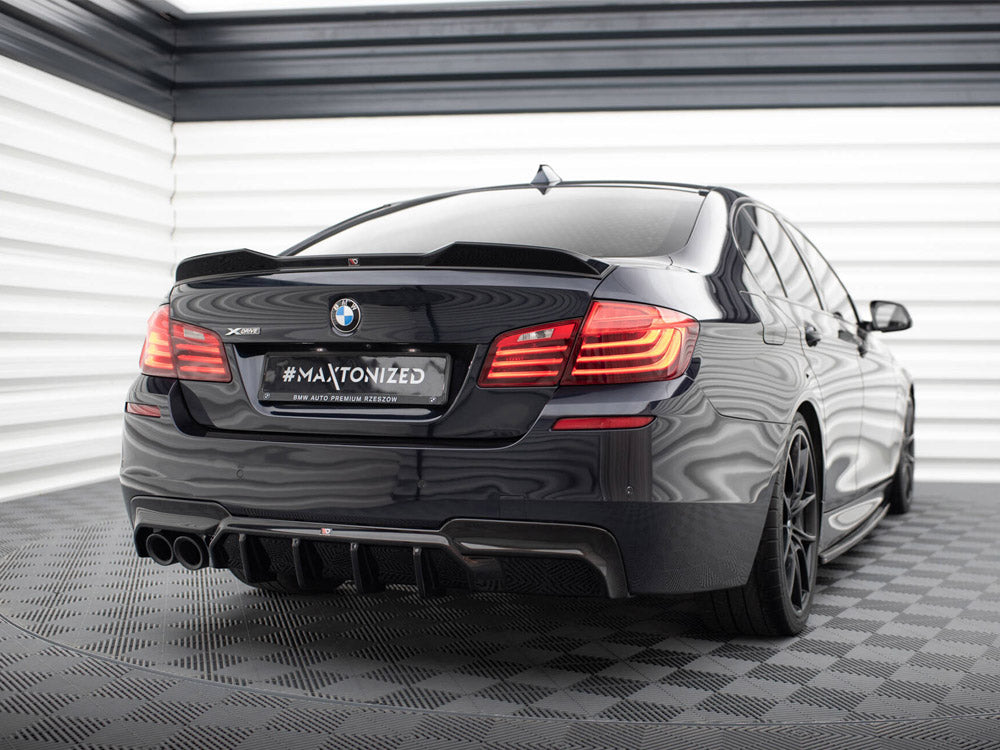 Maxton Design Rear Valance V.2 BMW 5 M-Pack F10 / F11 (Version with double exhaust on one side) - Wayside Performance 