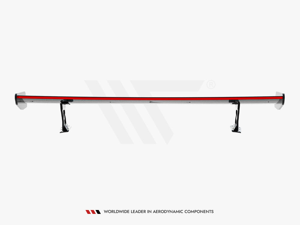 Maxton Design Carbon Spoiler With External Brackets Uprights + LED BMW 4 F32 / 4 F32 M-Pack Coupe - Wayside Performance 
