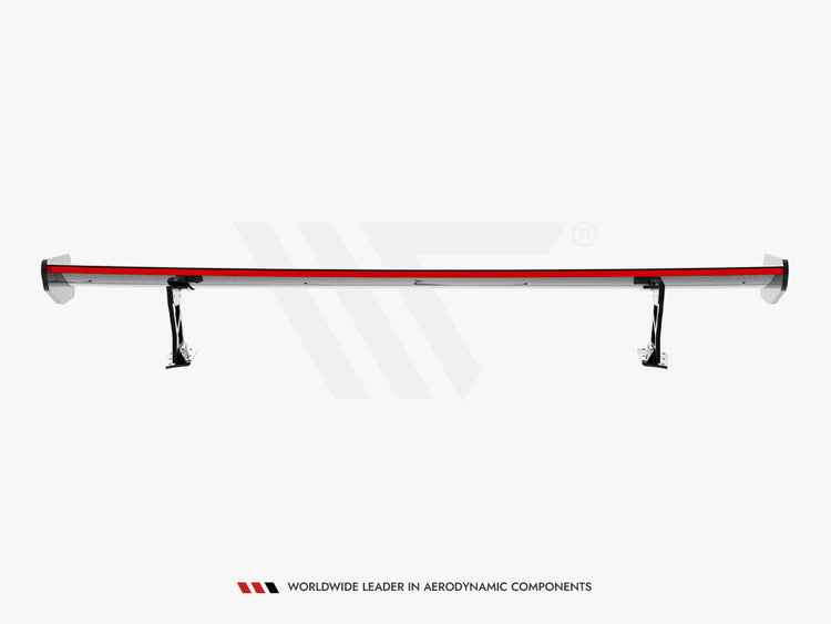 Maxton Design Carbon Spoiler With External Brackets Uprights + LED BMW 4 F32 / 4 F32 M-Pack Coupe - Wayside Performance 