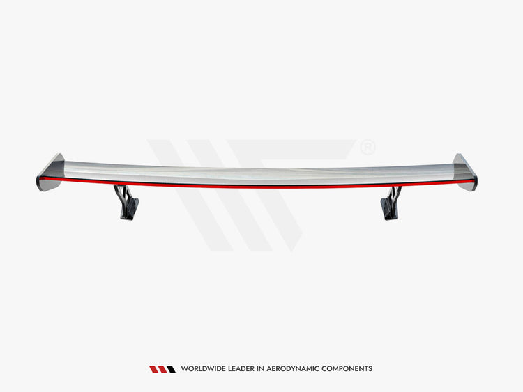Maxton Design Carbon Spoiler With External Brackets Uprights + LED BMW 4 F32 / 4 F32 M-Pack Coupe - Wayside Performance 