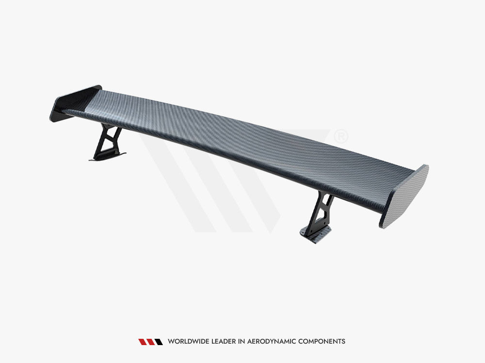 Maxton Design Carbon Spoiler With External Brackets Uprights + LED BMW 4 F32 / 4 F32 M-Pack Coupe - Wayside Performance 