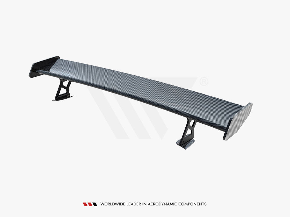 Maxton Design Carbon Spoiler With External Brackets Uprights + LED BMW 4 F32 / 4 F32 M-Pack Coupe - Wayside Performance 