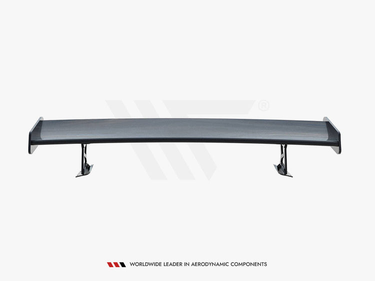 Maxton Design Carbon Spoiler With External Brackets Uprights + LED BMW 4 F32 / 4 F32 M-Pack Coupe - Wayside Performance 