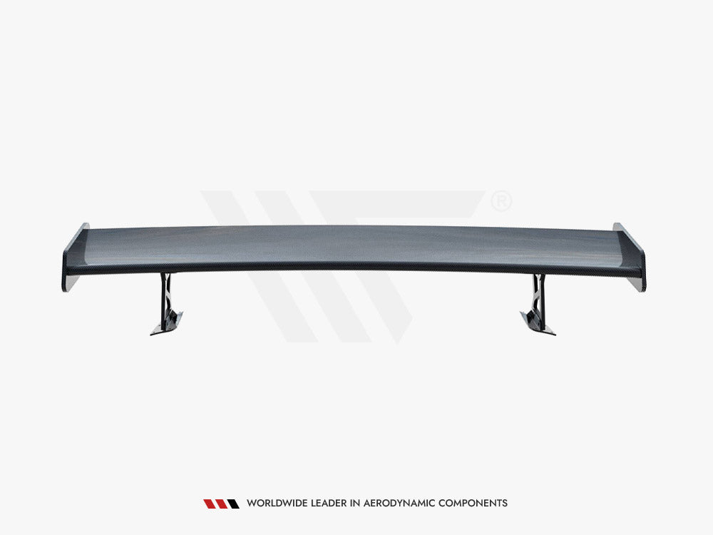 Maxton Design Carbon Spoiler With External Brackets Uprights + LED BMW 4 F32 / 4 F32 M-Pack Coupe - Wayside Performance 