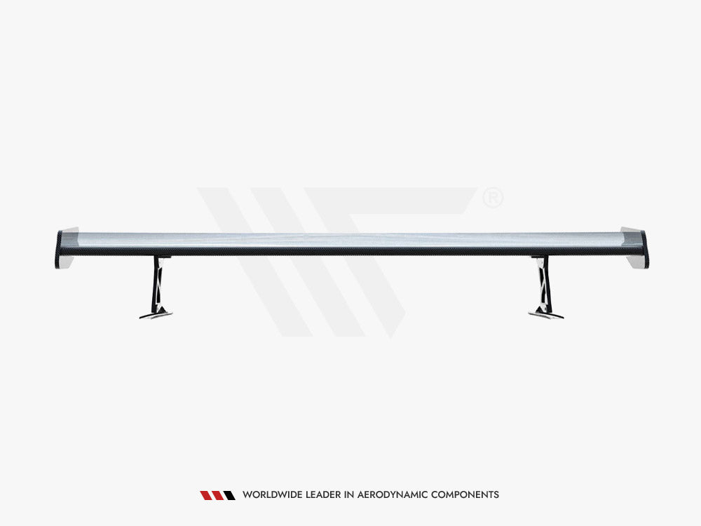 Maxton Design Carbon Spoiler With External Brackets Uprights + LED BMW 4 F32 / 4 F32 M-Pack Coupe - Wayside Performance 