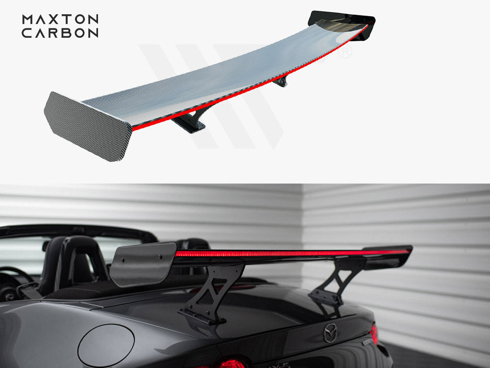Carbon Spoiler JDM Style + LED Mazda MX-5 ND (Mk4) - Wayside Performance 