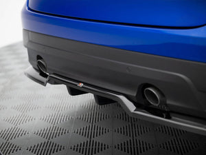 Maxton Design Central Rear Splitter (Vertical Bars) Jaguar F-Pace R-Sport Mk1 - Wayside Performance 