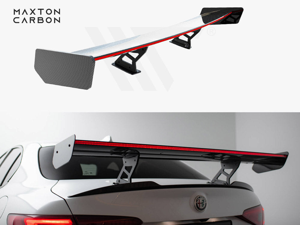 Carbon Spoiler + LED Alfa Romeo Giulia Quadrifoglio - Wayside Performance 