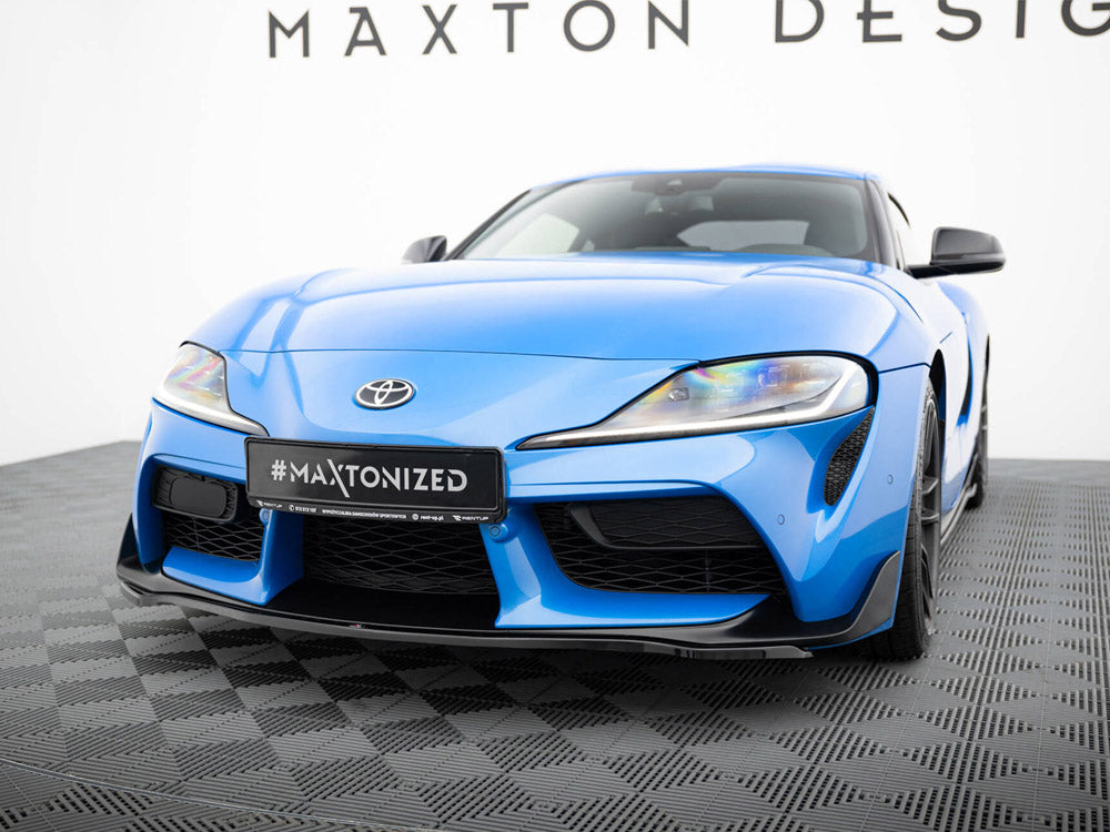Maxton Design Front Splitter V.3 Toyota Supra Mk5 (2019-) - Wayside Performance 