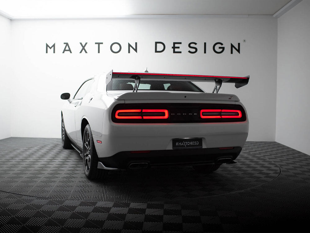 Carbon Spoiler + LED Dodge Challenger Mk3 - Wayside Performance 