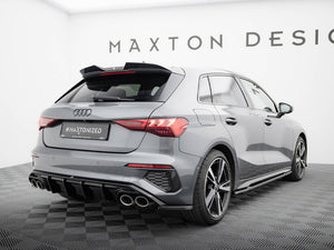 Carbon Fiber Tailgate Spoiler Audi RS3 / S3 / A3 S-Line Sportback 8Y - Wayside Performance 