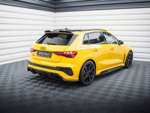 Carbon Fiber Rear Side Splitters Audi RS3 Sportback 8Y - Wayside Performance 