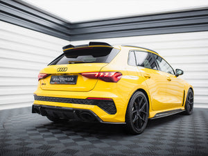 Carbon Fiber Rear Side Splitters Audi RS3 Sportback 8Y - Wayside Performance 