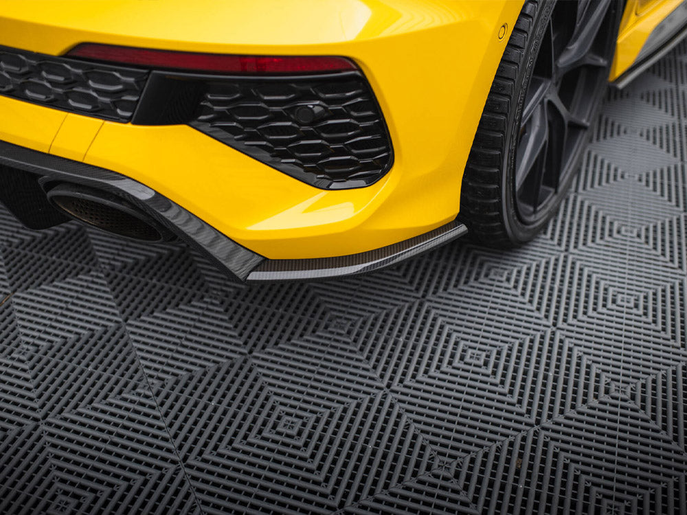 Carbon Fiber Rear Side Splitters Audi RS3 Sportback 8Y - Wayside Performance 