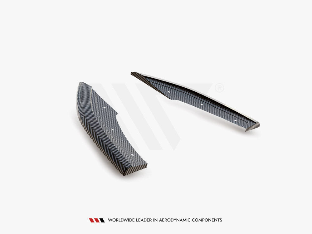 Carbon Fiber Rear Side Splitters Audi RS3 Sportback 8Y - Wayside Performance 