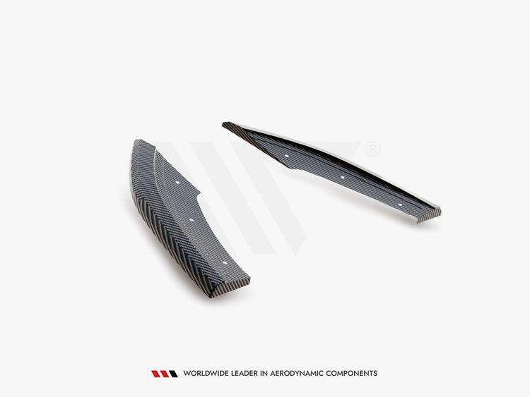 Carbon Fiber Rear Side Splitters Audi RS3 Sportback 8Y - Wayside Performance 
