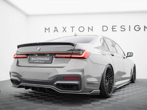 Prepreg Carbon Fiber Tailgate Spoiler BMW 7 G11 / G11 Facelift - Wayside Performance 