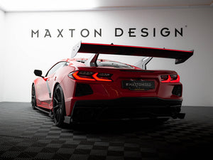 Maxton Carbon Spoiler + LED Chevrolet Corvette C8 - Wayside Performance 