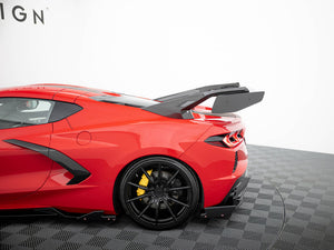 Maxton Carbon Spoiler + LED Chevrolet Corvette C8 - Wayside Performance 