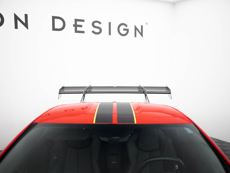 Maxton Carbon Spoiler + LED Chevrolet Corvette C8 - Wayside Performance 