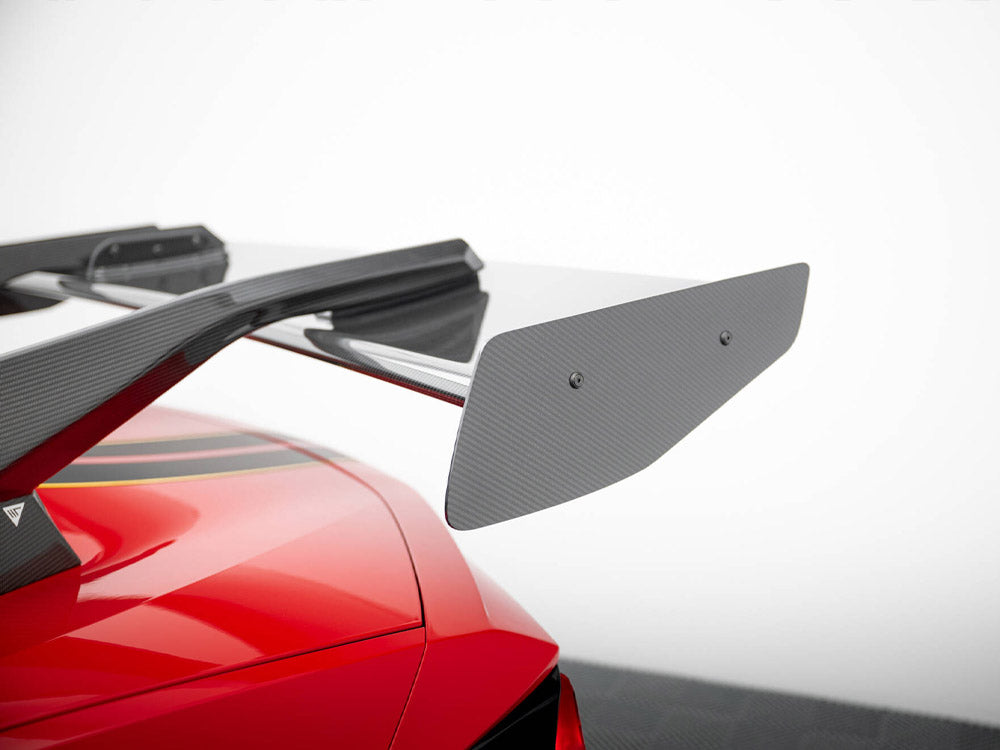 Maxton Carbon Spoiler + LED Chevrolet Corvette C8 - Wayside Performance 