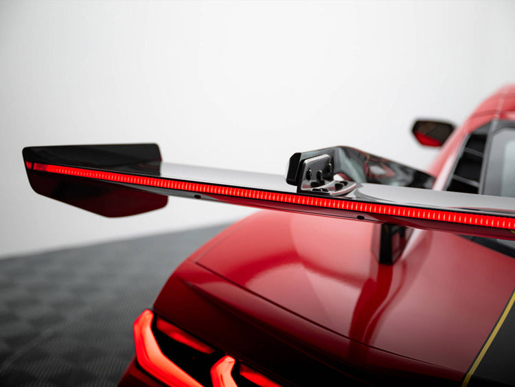 Maxton Carbon Spoiler + LED Chevrolet Corvette C8 - Wayside Performance 