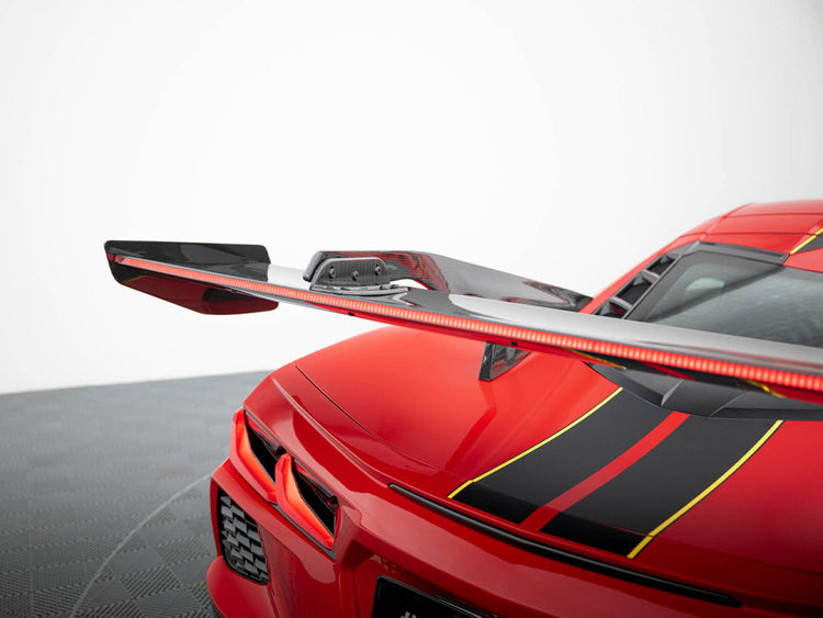Maxton Carbon Spoiler + LED Chevrolet Corvette C8 - Wayside Performance 