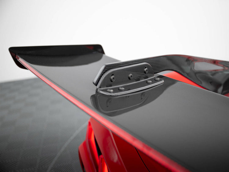 Maxton Carbon Spoiler + LED Chevrolet Corvette C8 - Wayside Performance 