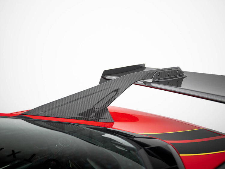 Maxton Carbon Spoiler + LED Chevrolet Corvette C8 - Wayside Performance 