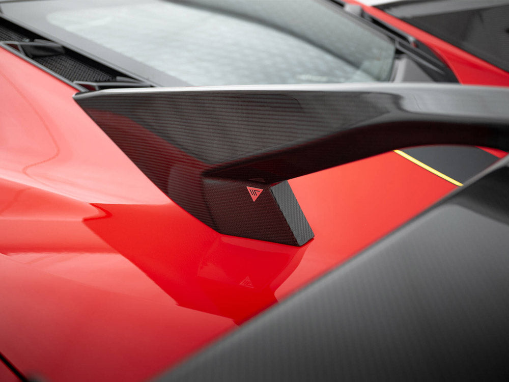 Maxton Carbon Spoiler + LED Chevrolet Corvette C8 - Wayside Performance 