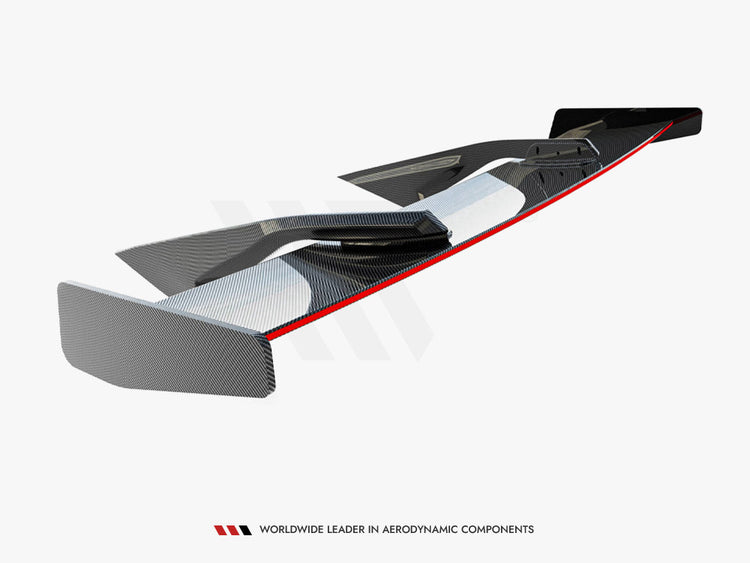 Maxton Carbon Spoiler + LED Chevrolet Corvette C8 - Wayside Performance 