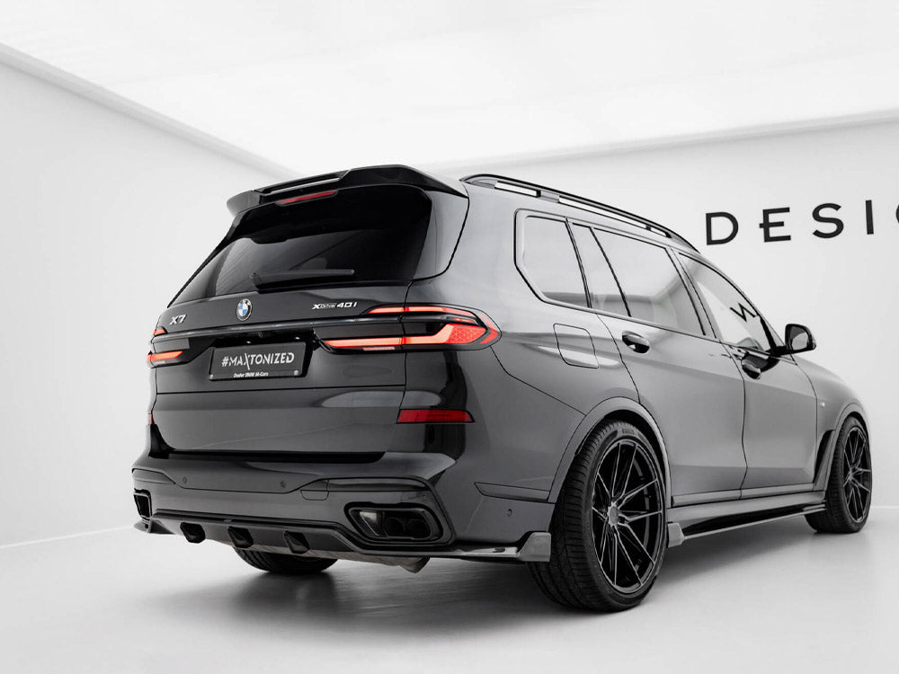 Carbon Fiber Rear Diffuser BMW X7 M-Pack G07 Facelift - Wayside Performance 