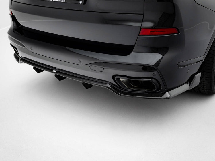 Carbon Fiber Rear Diffuser BMW X7 M-Pack G07 Facelift - Wayside Performance 