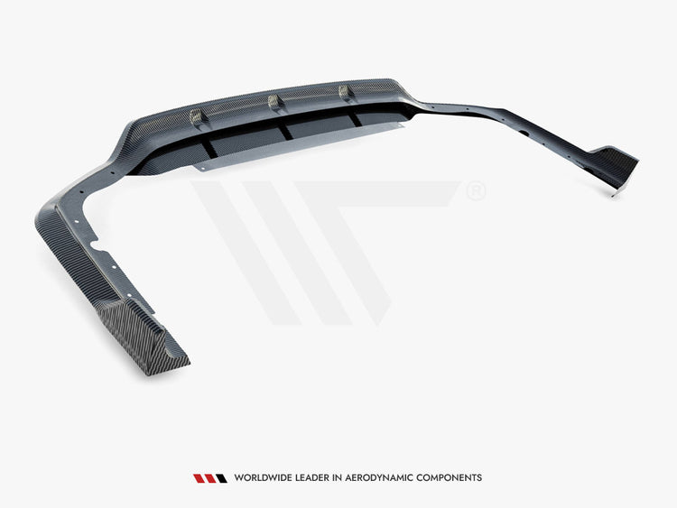 Carbon Fiber Rear Diffuser BMW X7 M-Pack G07 Facelift - Wayside Performance 