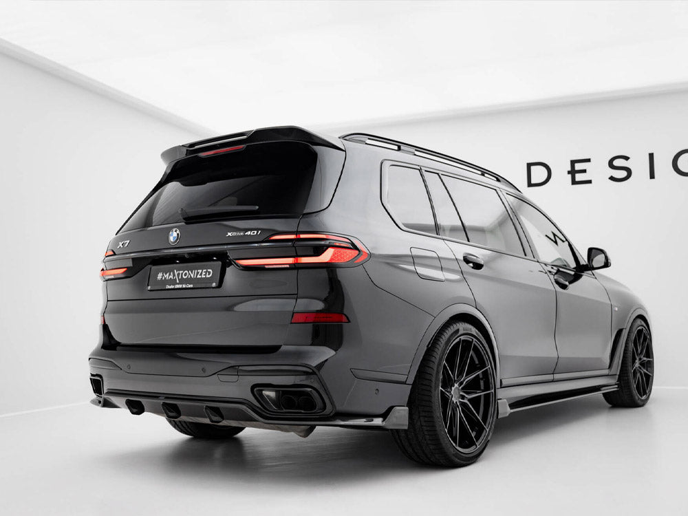 Carbon Fiber Tailgate Spoiler BMW X7 M-Pack G07 Facelift - Wayside Performance 