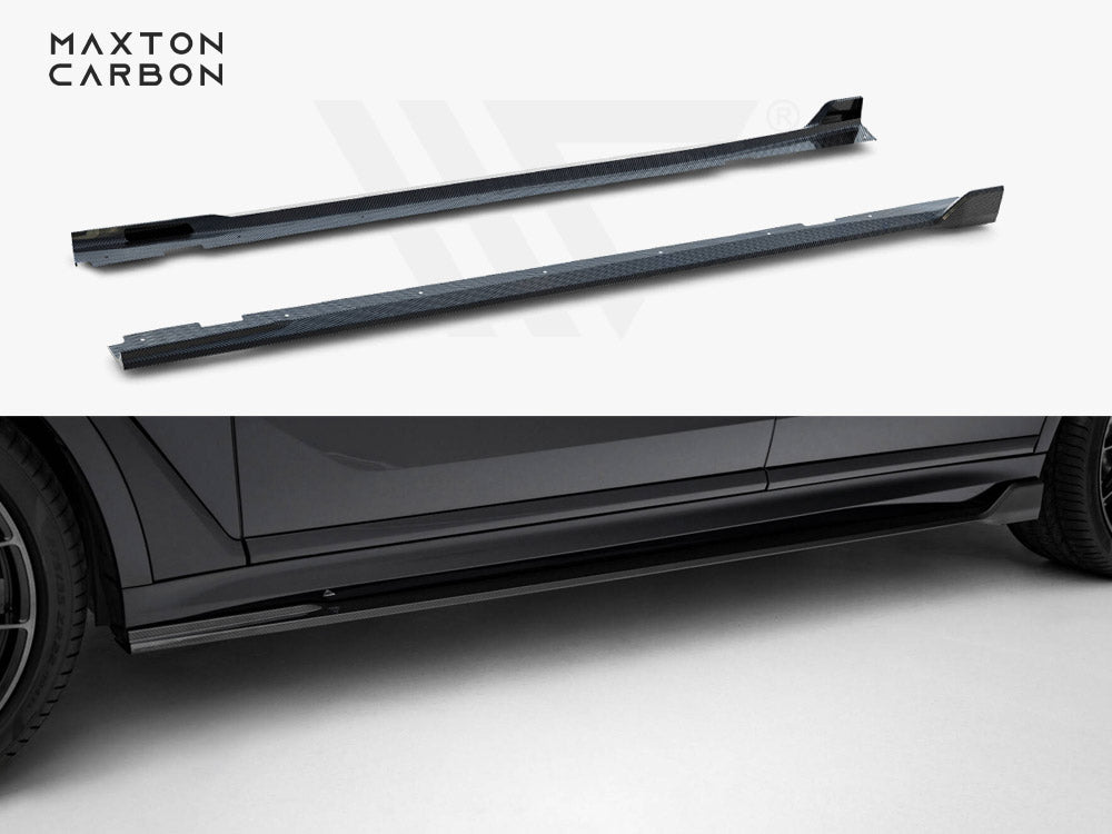 Carbon Fiber Side Skirts BMW X7 M-Pack G07 Facelift