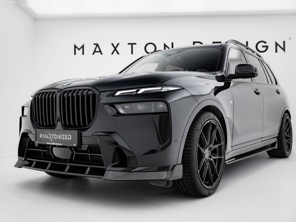 Carbon Fiber Front Splitter BMW X7 M-Pack G07 Facelift - Wayside Performance 