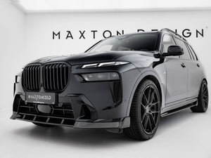 Carbon Fiber Front Splitter BMW X7 M-Pack G07 Facelift - Wayside Performance 