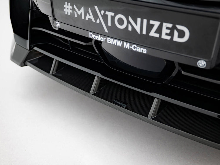 Carbon Fiber Front Splitter BMW X7 M-Pack G07 Facelift - Wayside Performance 