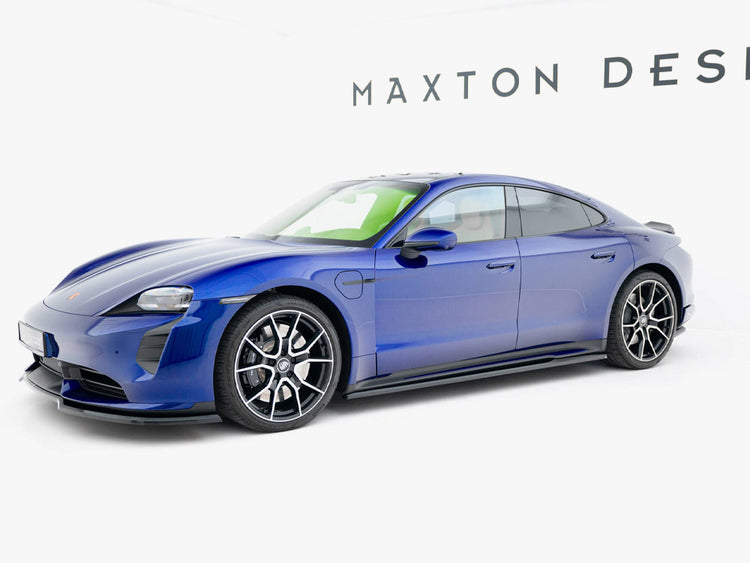Maxton Design Side Skirts Diffusers Porsche Taycan Mk1 - Wayside Performance 