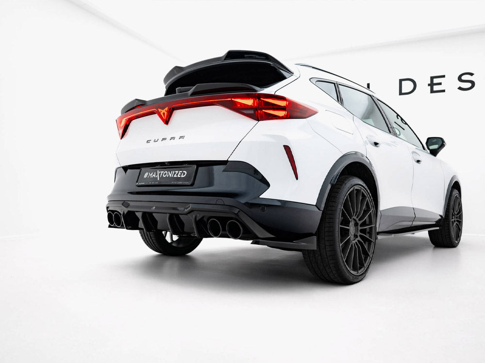 Maxton Design Rear Valance V.3 + Exhaust Ends Imitation Cupra Formentor Mk1 Facelift