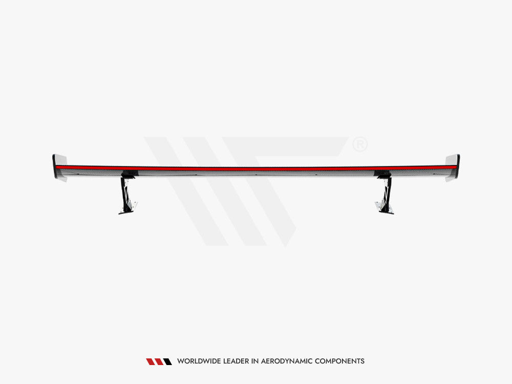 Carbon Spoiler With External Brackets Uprights + LED Audi A3 / A3 S-Line / S3 / RS3 Sedan 8V / 8V Facelift - Wayside Performance 