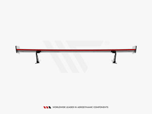 Carbon Spoiler With External Brackets Uprights + LED Audi A3 / A3 S-Line / S3 / RS3 Sedan 8V / 8V Facelift - Wayside Performance 